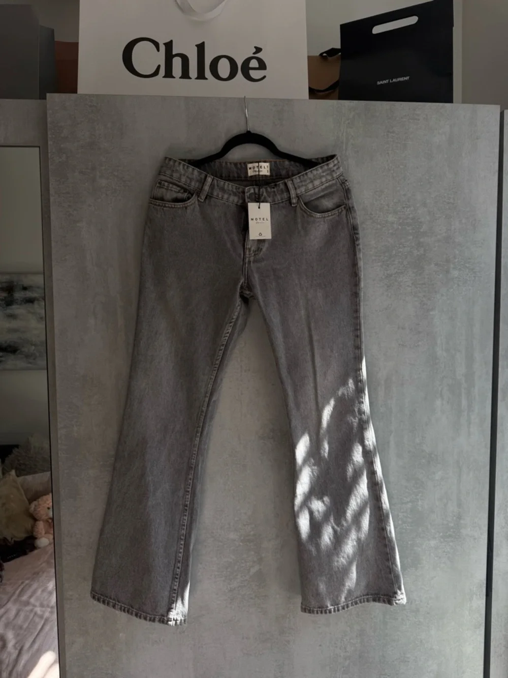 Motel Rocks Grey Boot-Cut Jeans - Picture 10 of 10